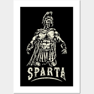 Spartan warrior Posters and Art